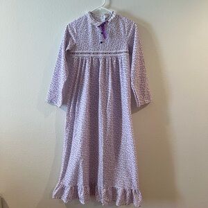 Vintage Purple Floral Nightgown
